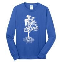 Disc Golf Basket And Tree Frolf Frisbee Golf Cool Gift Tall Long Sleeve T-Shirt