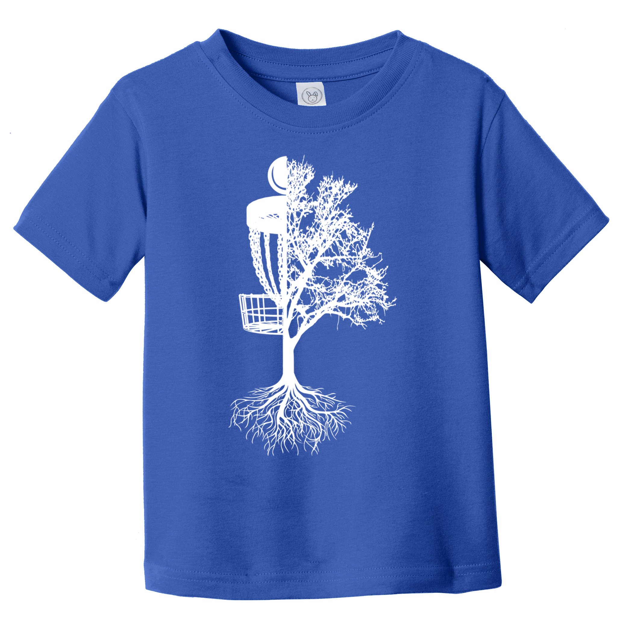Disc Golf Basket And Tree Frolf Frisbee Golf Cool Gift Toddler T-Shirt