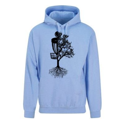 Disc Golf Basket And Tree Frolf Frisbee Golf Cool Gift Unisex Surf Hoodie