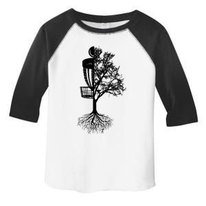 Disc Golf Basket And Tree Frolf Frisbee Golf Cool Gift Toddler Fine Jersey T-Shirt