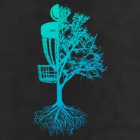 Disc Golf Basket And Tree Frolf Frisbee Golf Cool Gift 7 Panel Mesh Trucker Snapback Hat