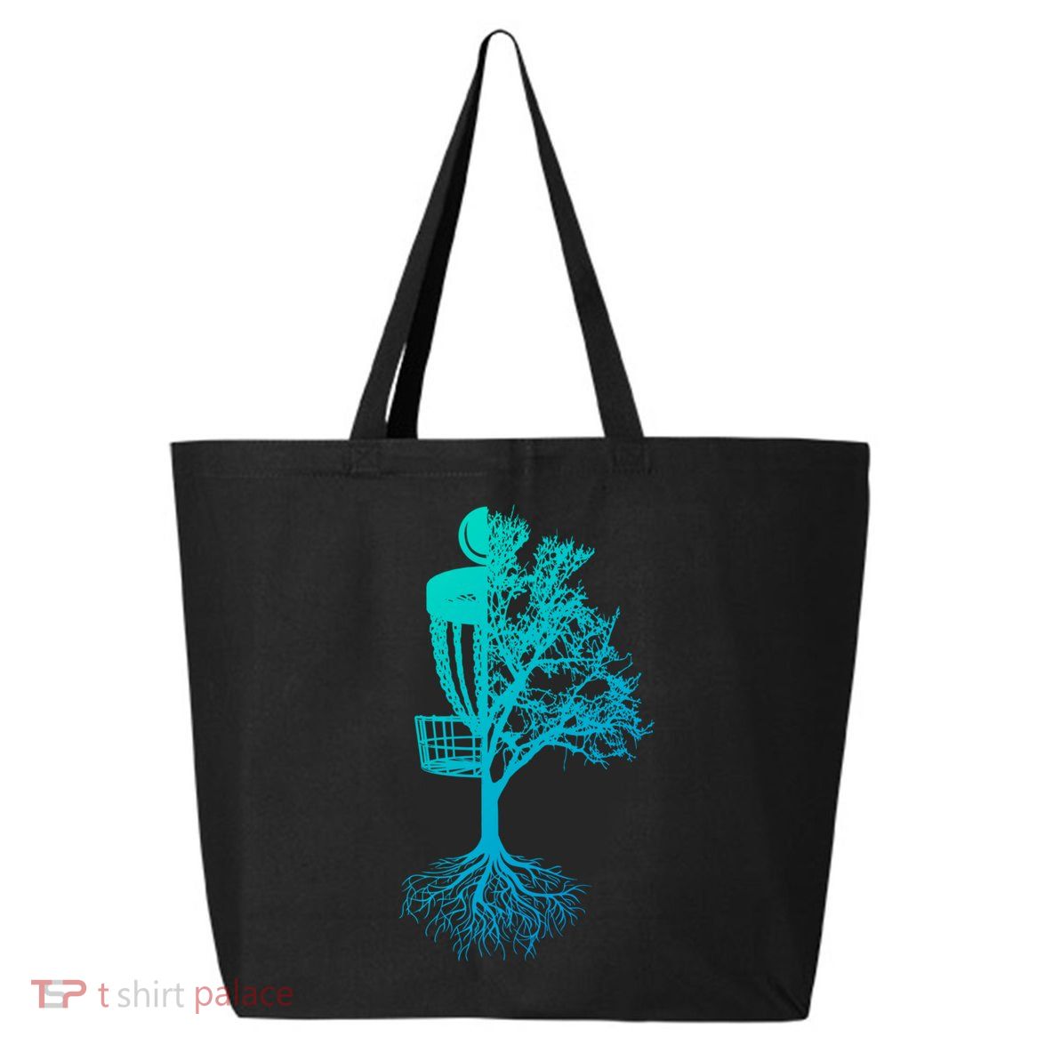 Disc Golf Basket And Tree Frolf Frisbee Golf Cool Gift 25L Jumbo Tote