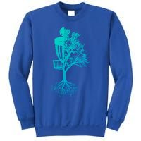 Disc Golf Basket And Tree Frolf Frisbee Golf Cool Gift Sweatshirt