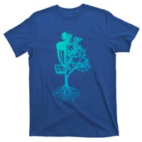 Disc Golf Basket And Tree Frolf Frisbee Golf Cool Gift T-Shirt