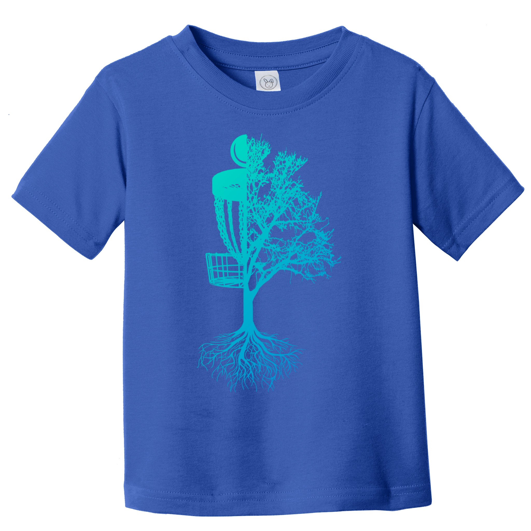 Disc Golf Basket And Tree Frolf Frisbee Golf Cool Gift Toddler T-Shirt