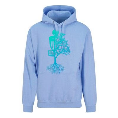 Disc Golf Basket And Tree Frolf Frisbee Golf Cool Gift Unisex Surf Hoodie