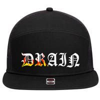D.R.A.I.N G.A.N.G Bladee 7 Panel Mesh Trucker Snapback Hat