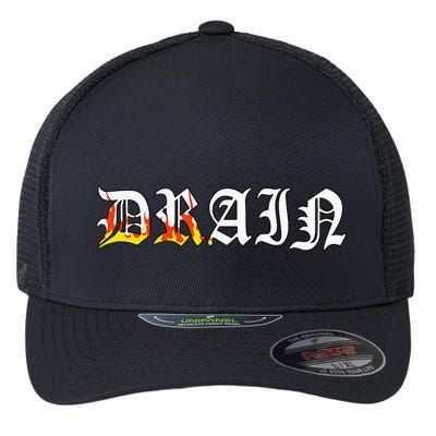 D.R.A.I.N G.A.N.G Bladee Flexfit Unipanel Trucker Cap