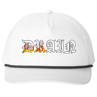 D.R.A.I.N G.A.N.G Bladee Snapback Five-Panel Rope Hat