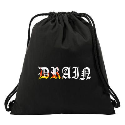 D.R.A.I.N G.A.N.G Bladee Drawstring Bag