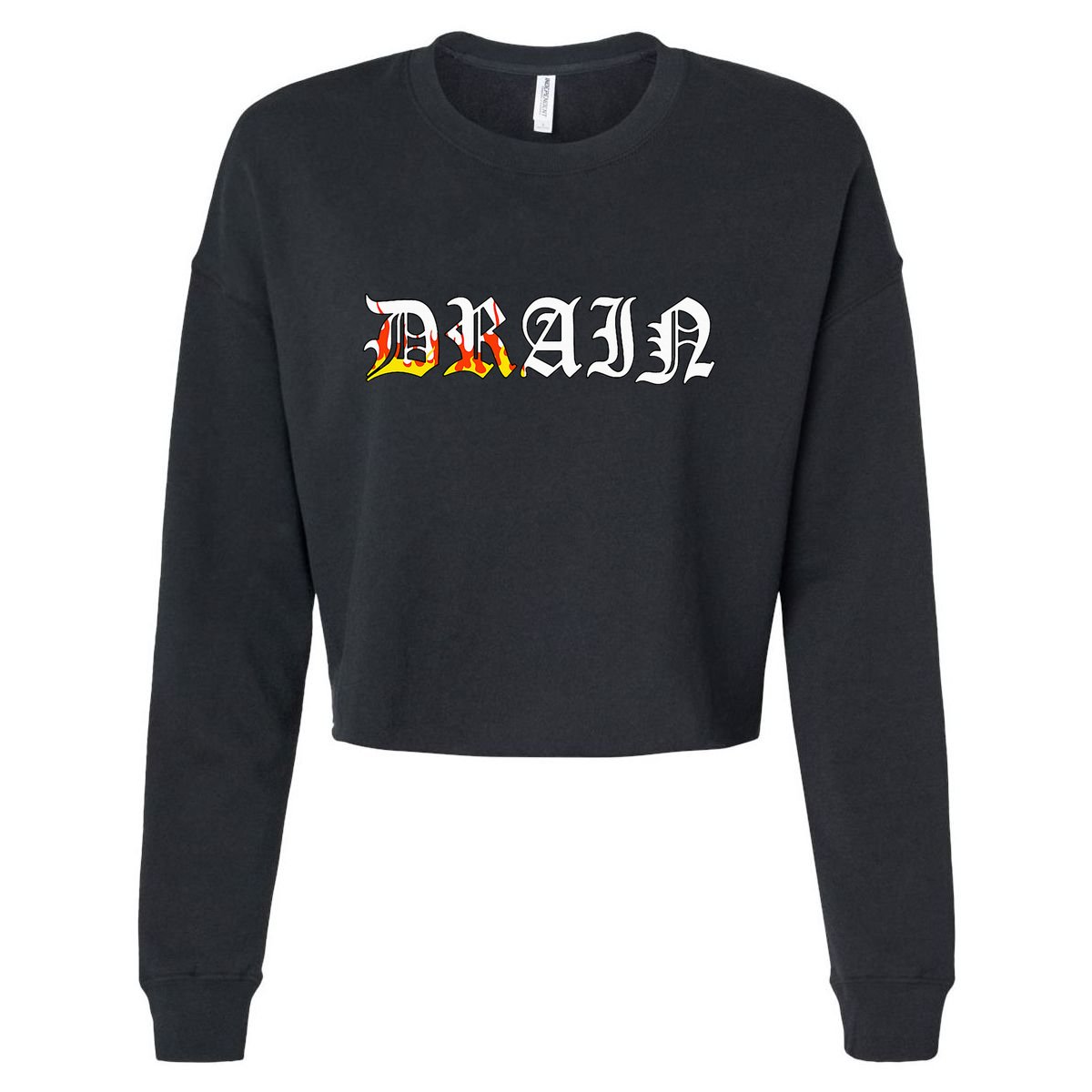 D.R.A.I.N G.A.N.G Bladee Cropped Pullover Crew