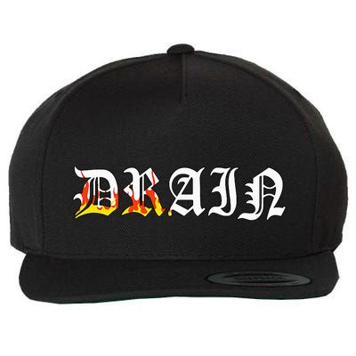D.R.A.I.N G.A.N.G Bladee Wool Snapback Cap
