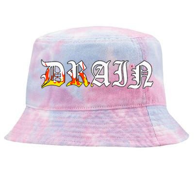 D.R.A.I.N G.A.N.G Bladee Tie-Dyed Bucket Hat