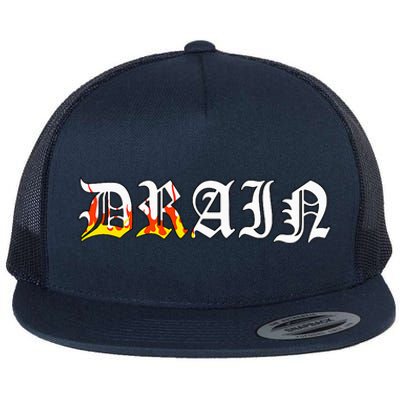 D.R.A.I.N G.A.N.G Bladee Flat Bill Trucker Hat