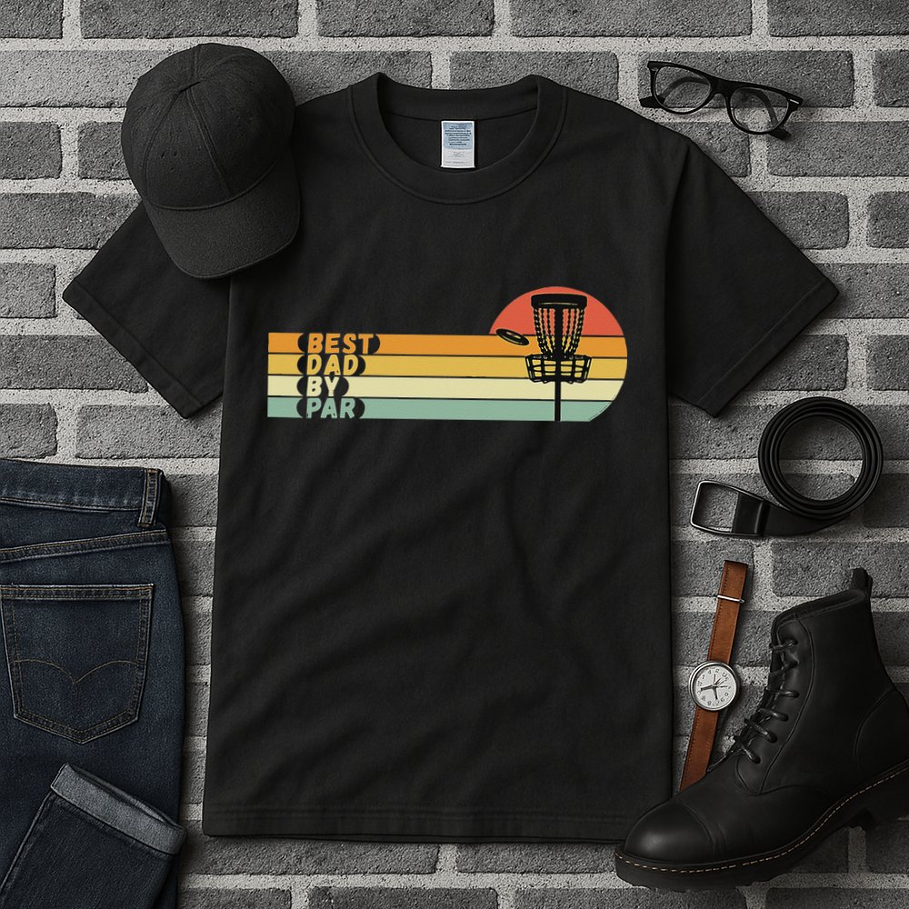Disc Golf Best Dad By Par Father's Day Disc Golf Tall T-Shirt