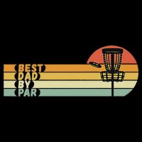 Disc Golf Best Dad By Par Father's Day Disc Golf Backpack