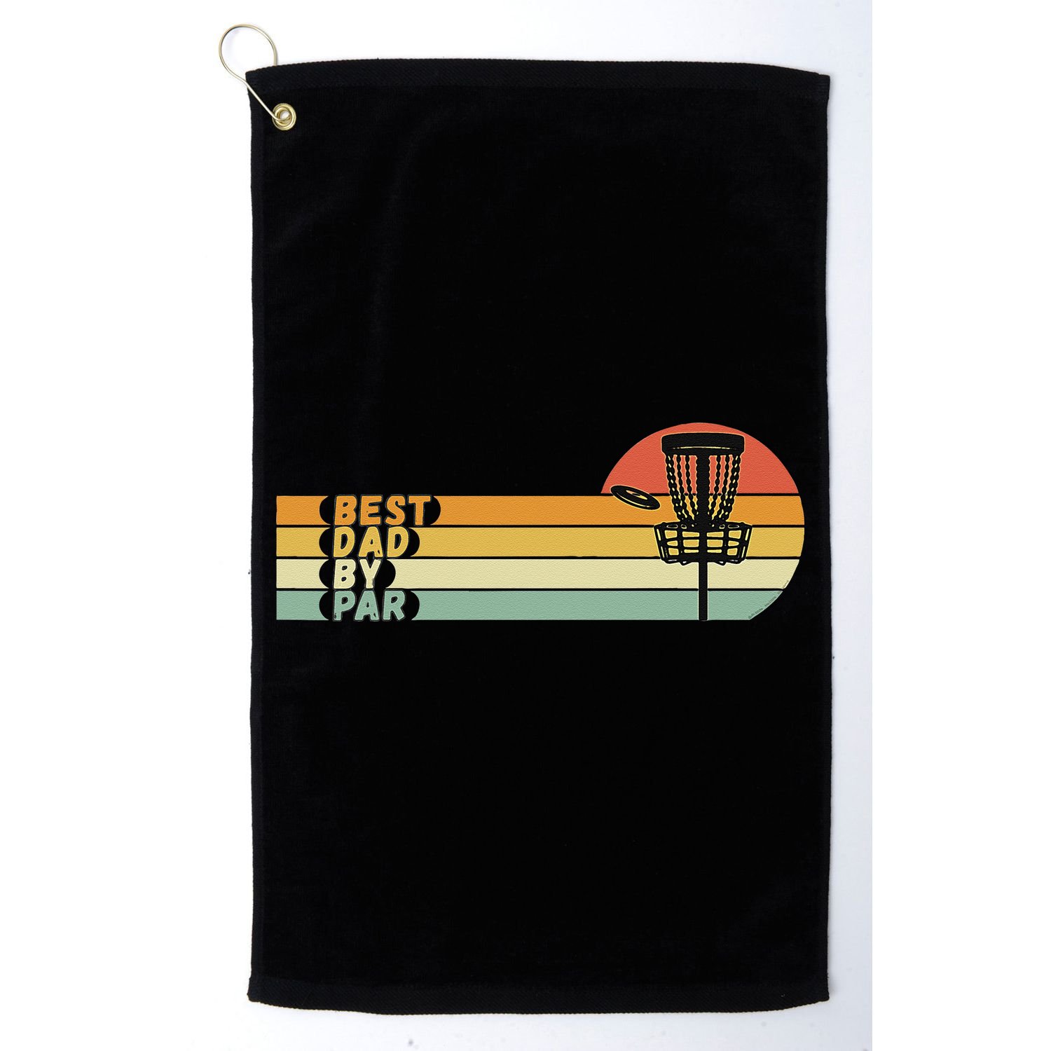 Disc Golf Best Dad By Par Father's Day Disc Golf Golf Towel