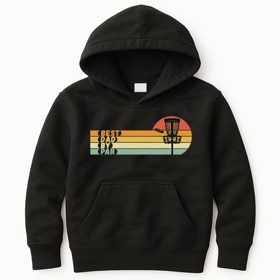 Disc Golf Best Dad By Par Father's Day Disc Golf Kids Hoodie