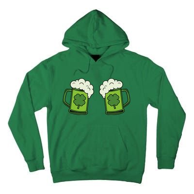 Drinking Green Beer Boobs Shamrock Irish Patricks Day Tall Hoodie