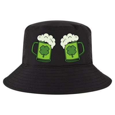 Drinking Green Beer Boobs Shamrock Irish Patricks Day Cool Comfort Performance Bucket Hat