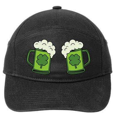 Drinking Green Beer Boobs Shamrock Irish Patricks Day 7-Panel Snapback Hat