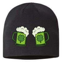 Drinking Green Beer Boobs Shamrock Irish Patricks Day Sustainable Beanie