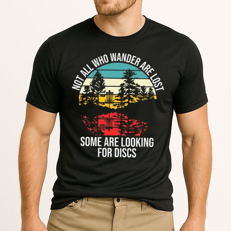 Disc Golf Basket Wandering Cooling Performance Crew T-Shirt
