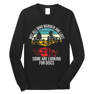 Disc Golf Basket Wandering Long Sleeve Shirt