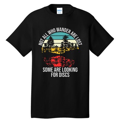 Disc Golf Basket Wandering Tall T-Shirt