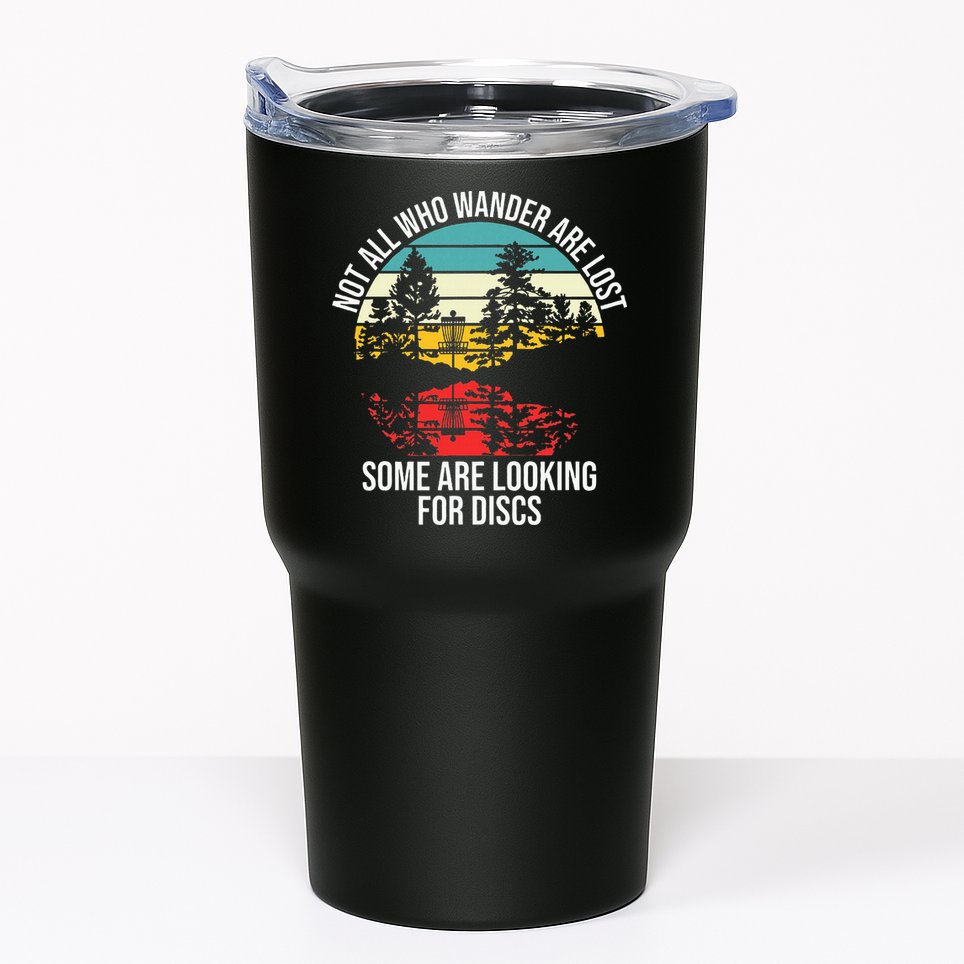 Disc Golf Basket Wandering Tumbler