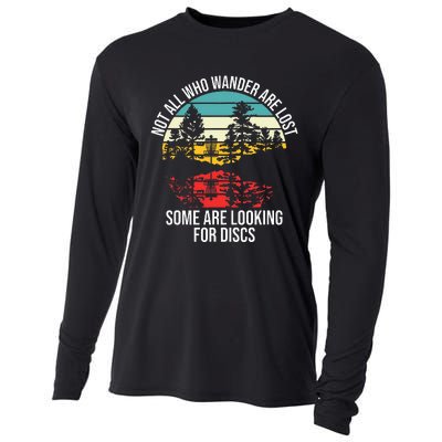 Disc Golf Basket Wandering Cooling Performance Long Sleeve Crew