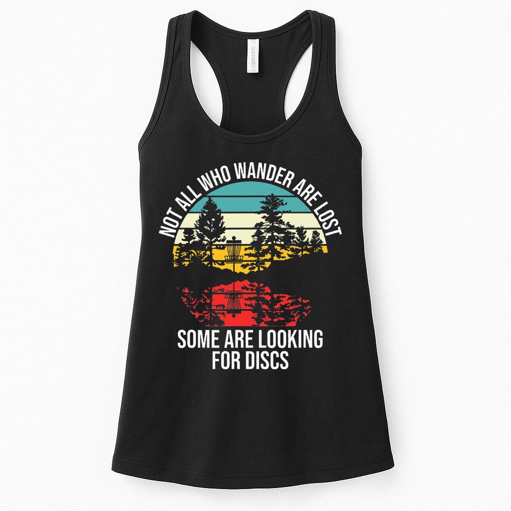 Disc Golf Basket Wandering Womens Tank Top
