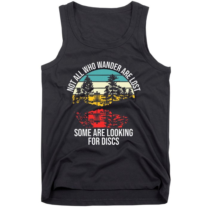 Disc Golf Basket Wandering Tank Top