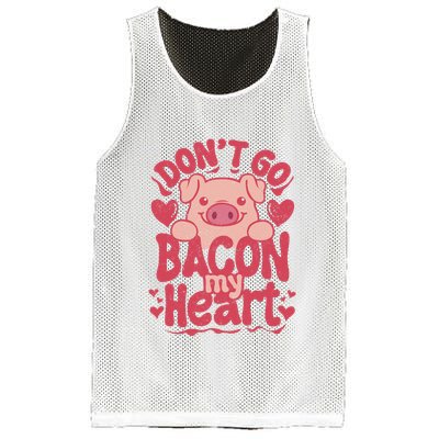 DonT Go Bacon My Heart Mesh Reversible Basketball Jersey Tank
