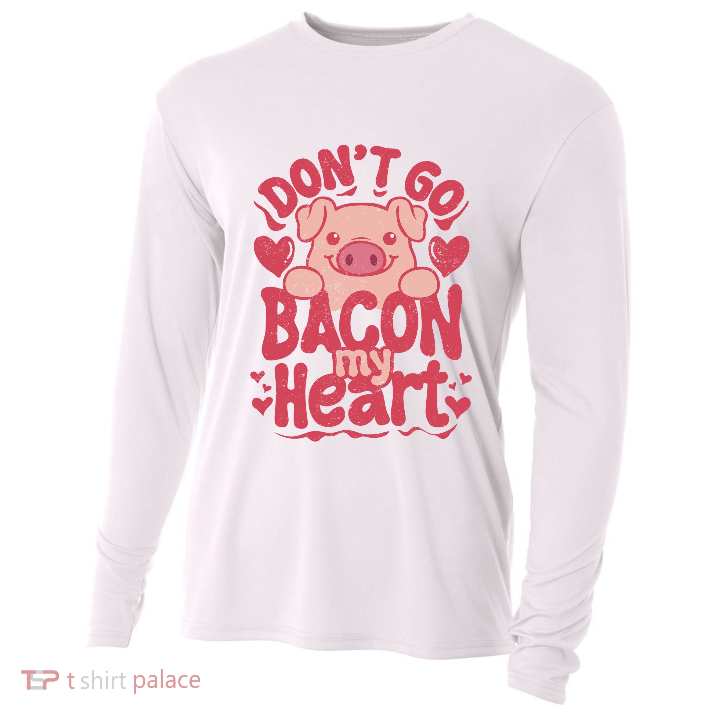 DonT Go Bacon My Heart Cooling Performance Long Sleeve Crew