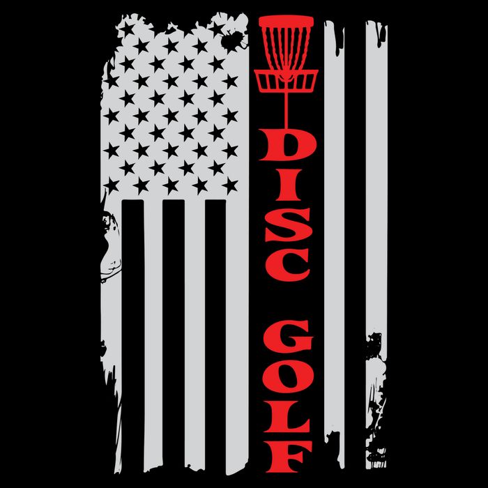 Disc Golf Basket American Flag Gift For Disc Golfers Visor