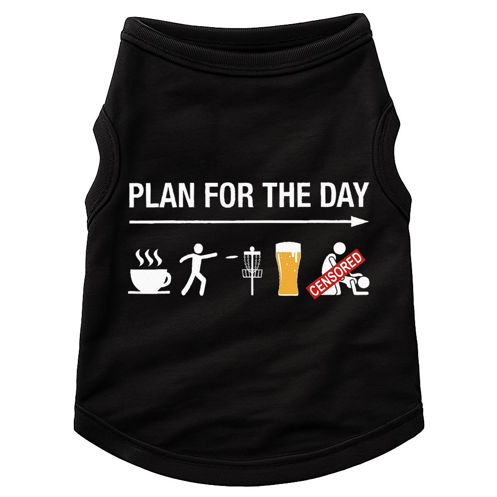 Disc Golf Basket Frisbee Golfing Frolf Coffee Beer Adult Doggie Tank