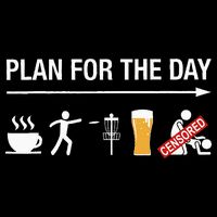 Disc Golf Basket Frisbee Golfing Frolf Coffee Beer Adult Doggie Tank