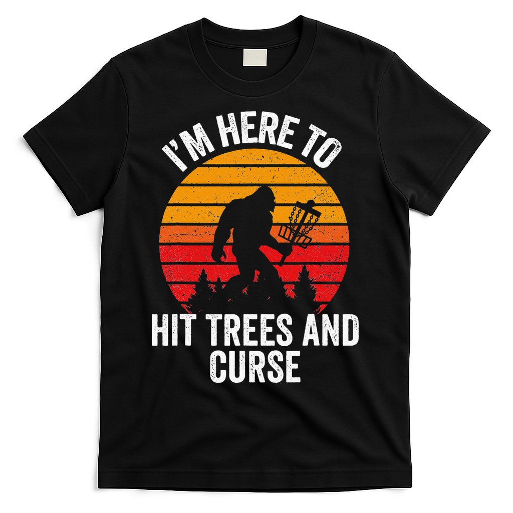 Disc Golf Bigfoot Disk Golfer Fathers Day T-Shirt