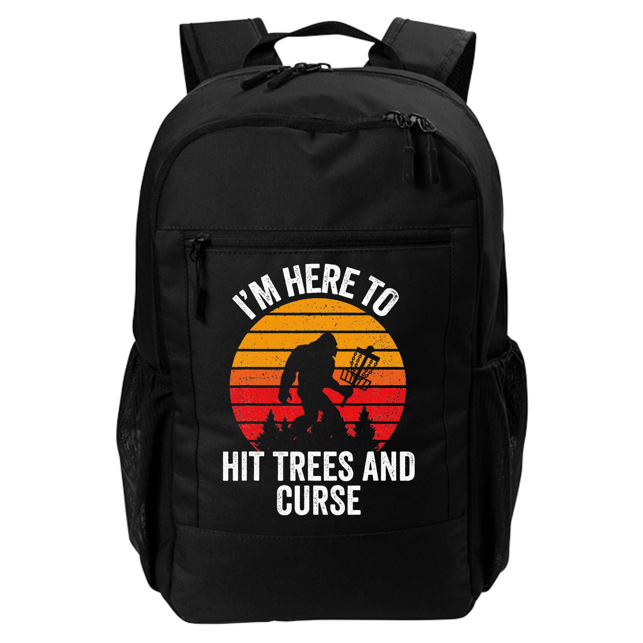 Disc Golf Bigfoot Disk Golfer Fathers Day Backpack