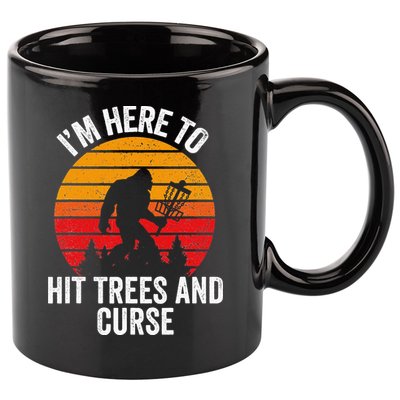 Disc Golf Bigfoot Disk Golfer Fathers Day 11oz C Handle Ceramic Mug