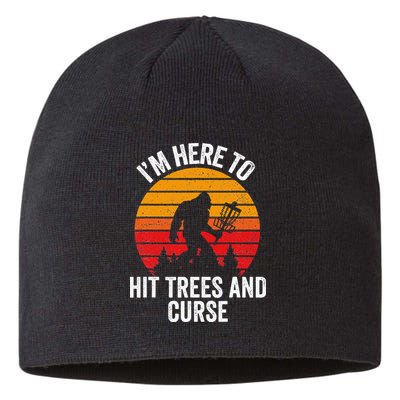 Disc Golf Bigfoot Disk Golfer Fathers Day Sustainable Beanie