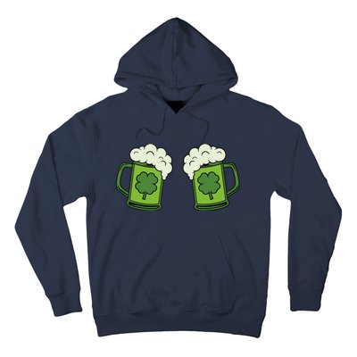 Drinking Green Beer Boobs Shamrock Irish Patricks Day Hoodie