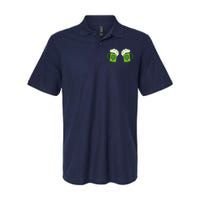 Drinking Green Beer Boobs Shamrock Irish Patricks Day Softstyle Adult Sport Polo