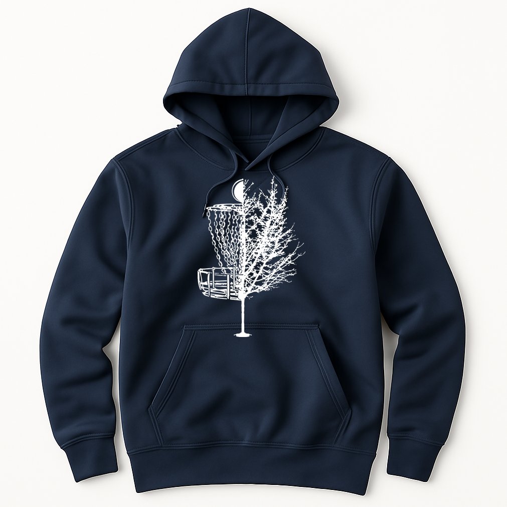 Disc Golf Basket Tree Shirts Funny Hoodie