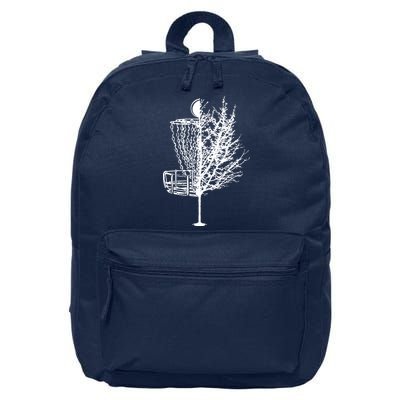Disc Golf Basket Tree Shirts Funny 16 in Basic Backpack