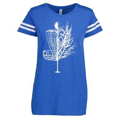 Disc Golf Basket Tree Shirts Funny Enza Ladies Jersey Football T-Shirt