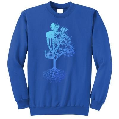 Disc Golf Basket And Tree Frolf Frisbee Golf Cool Gift Sweatshirt