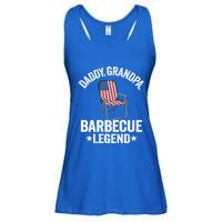 Daddy Grandpa Barbecue Legend 4th Of July Bbq Grillfather Gift Ladies Essential Flowy Tank