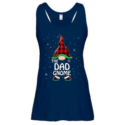 Dad Gnome Buffalo Plaid Matching Family Christmas Pajama Ladies Essential Flowy Tank